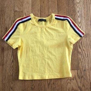 Yellow Crop Top